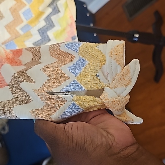 Rafaella Multicolor 3/4 Sleeve Blouse Large - Picture 5 of 9